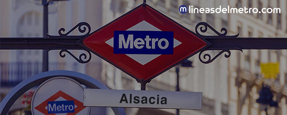 Estación Metro Alsacia Madrid
