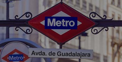 Estación metro Avenida de Guadalajara Madrid