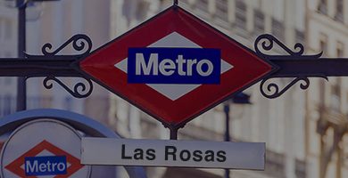 Estación metro Las Rosas Madrid