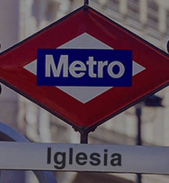 Estación Metro Iglesia Madrid