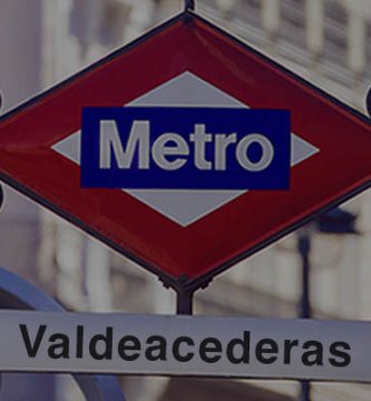 Estación Metro Valdeacederas Madrid