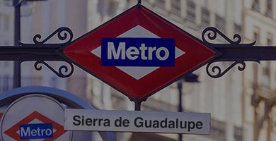 Estación metro Sierra de Guadalupe Madrid